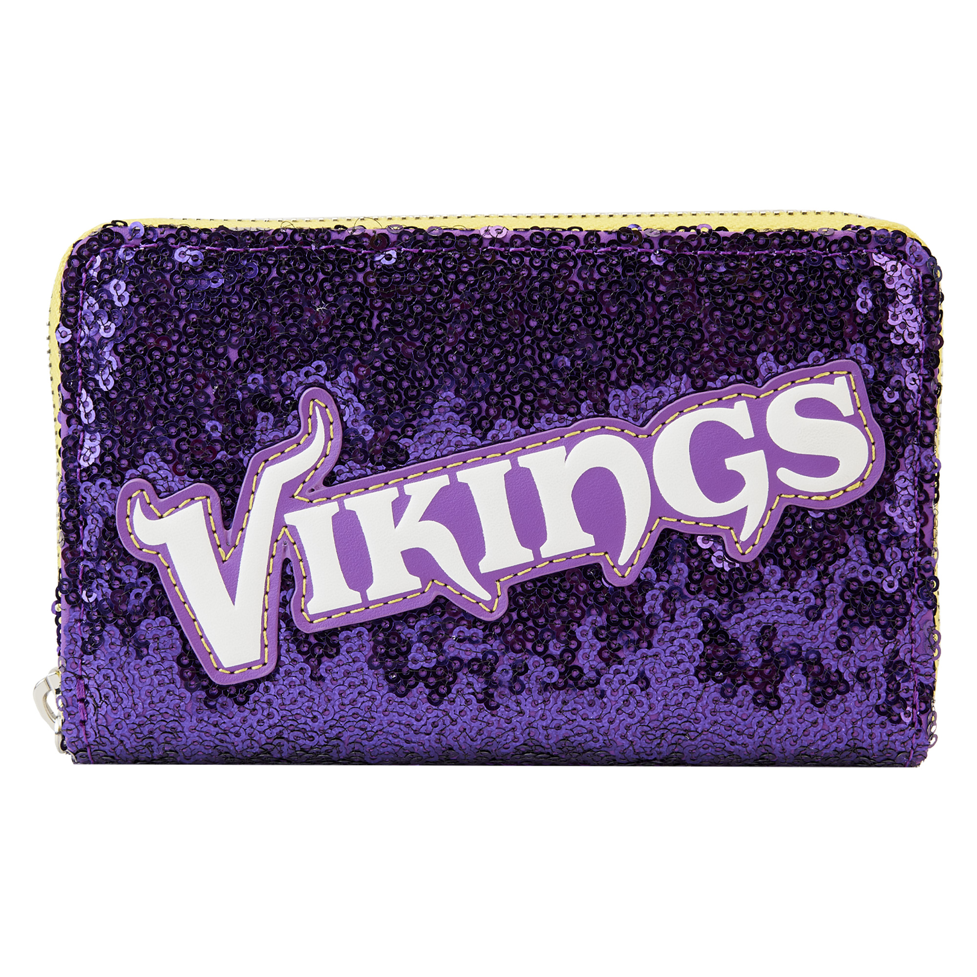 Minnesota Vikings Loungefly Sequin Zip-Around Wallet