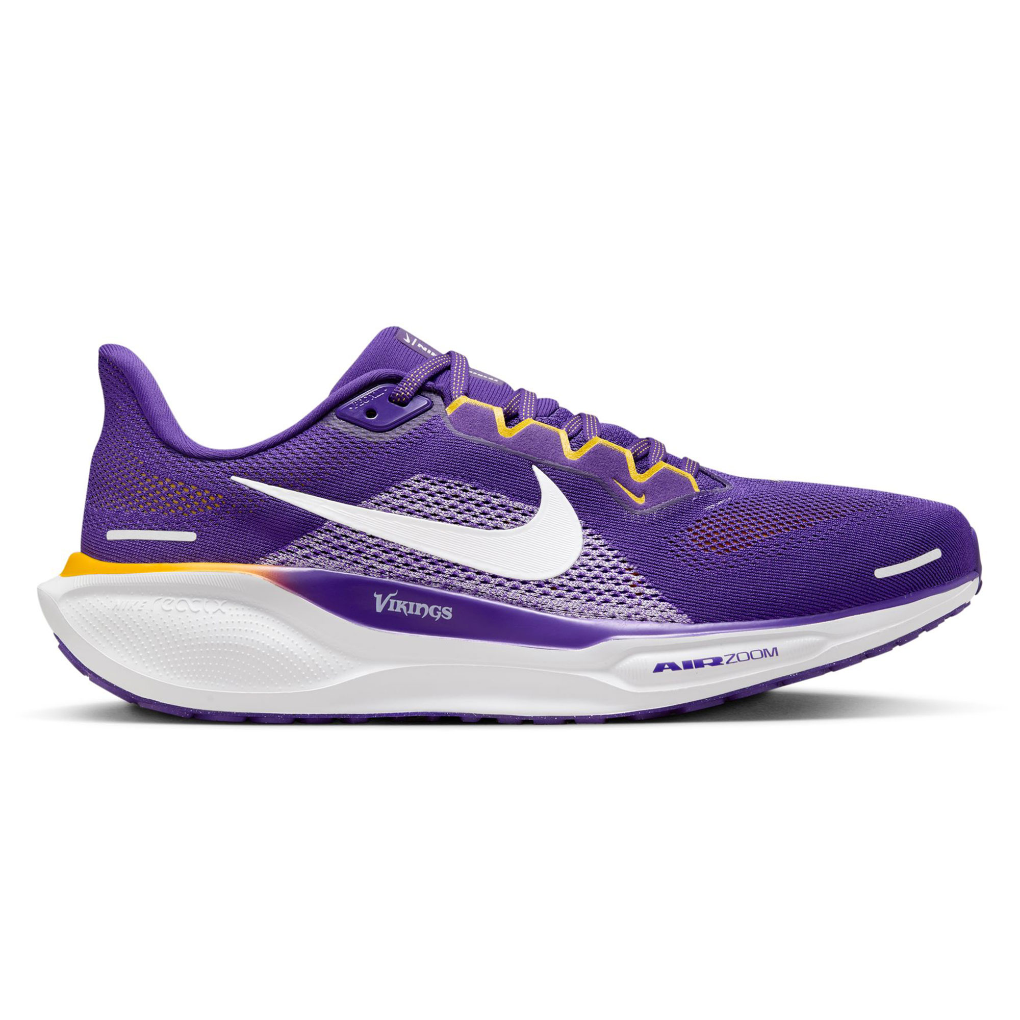 Unisex Minnesota Vikings Nike Purple Zoom Pegasus 41 Running Shoes