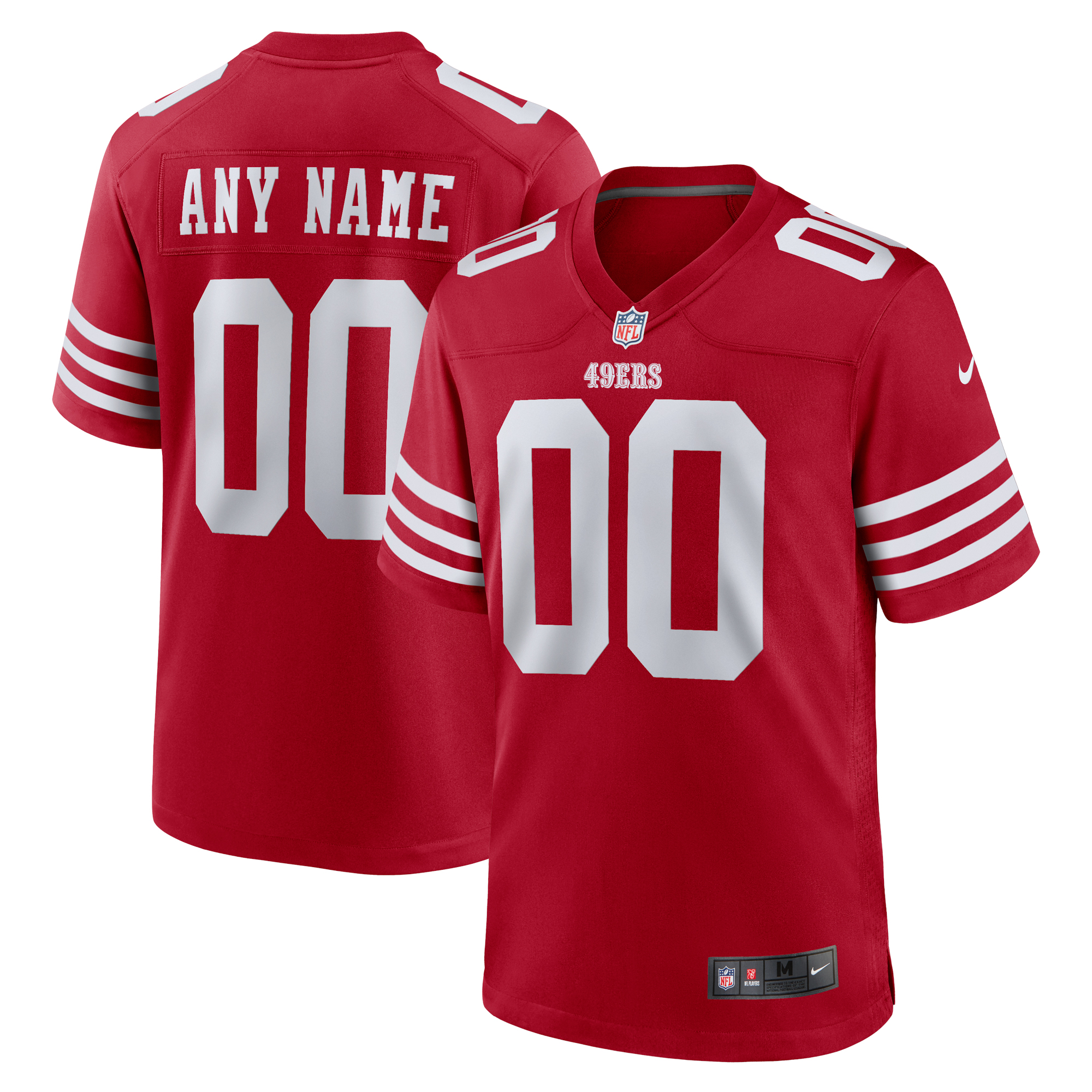 Youth San Francisco 49ers Nike Scarlet Game Custom Jersey