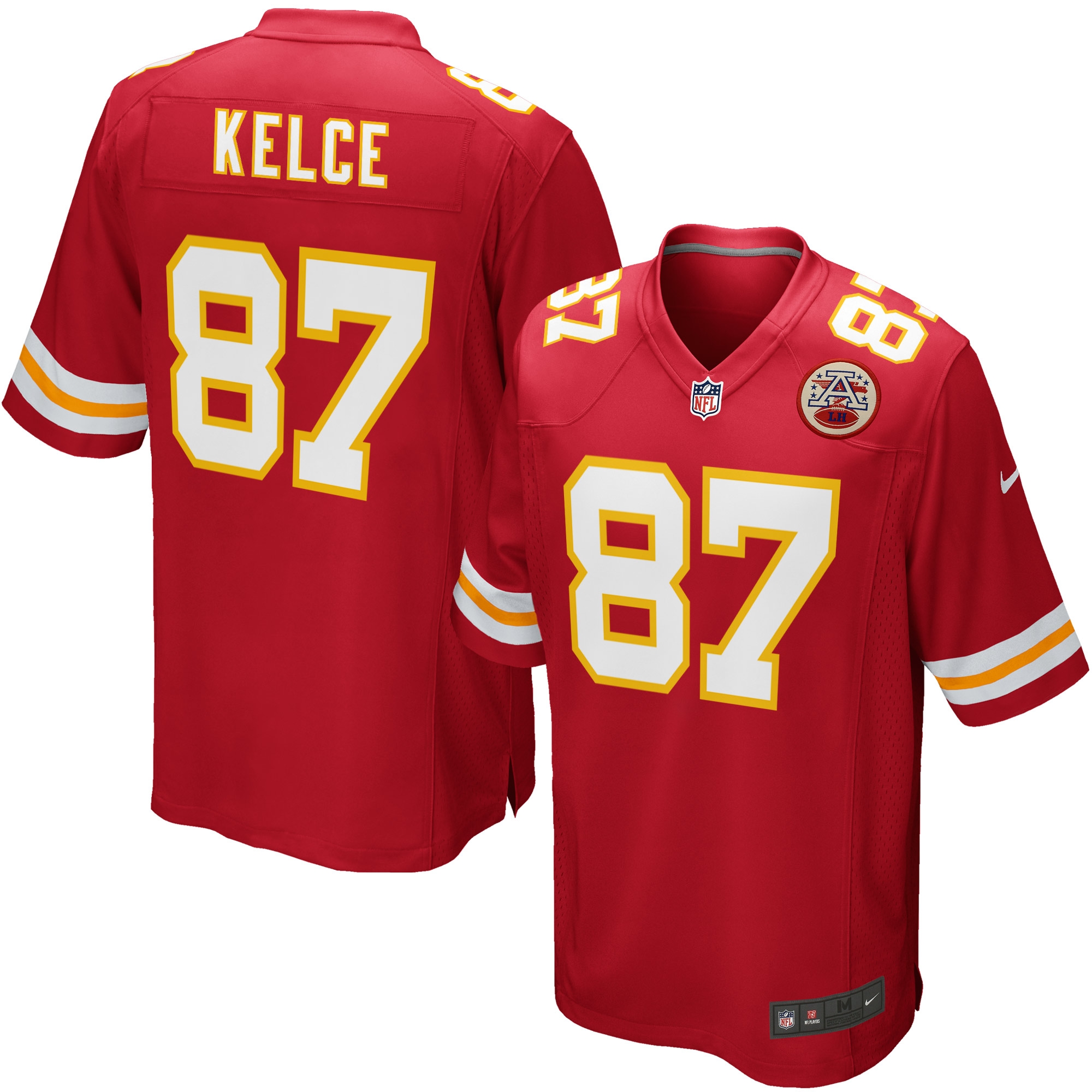 Youth Kansas City Chiefs Travis Kelce Nike Red Game Jersey